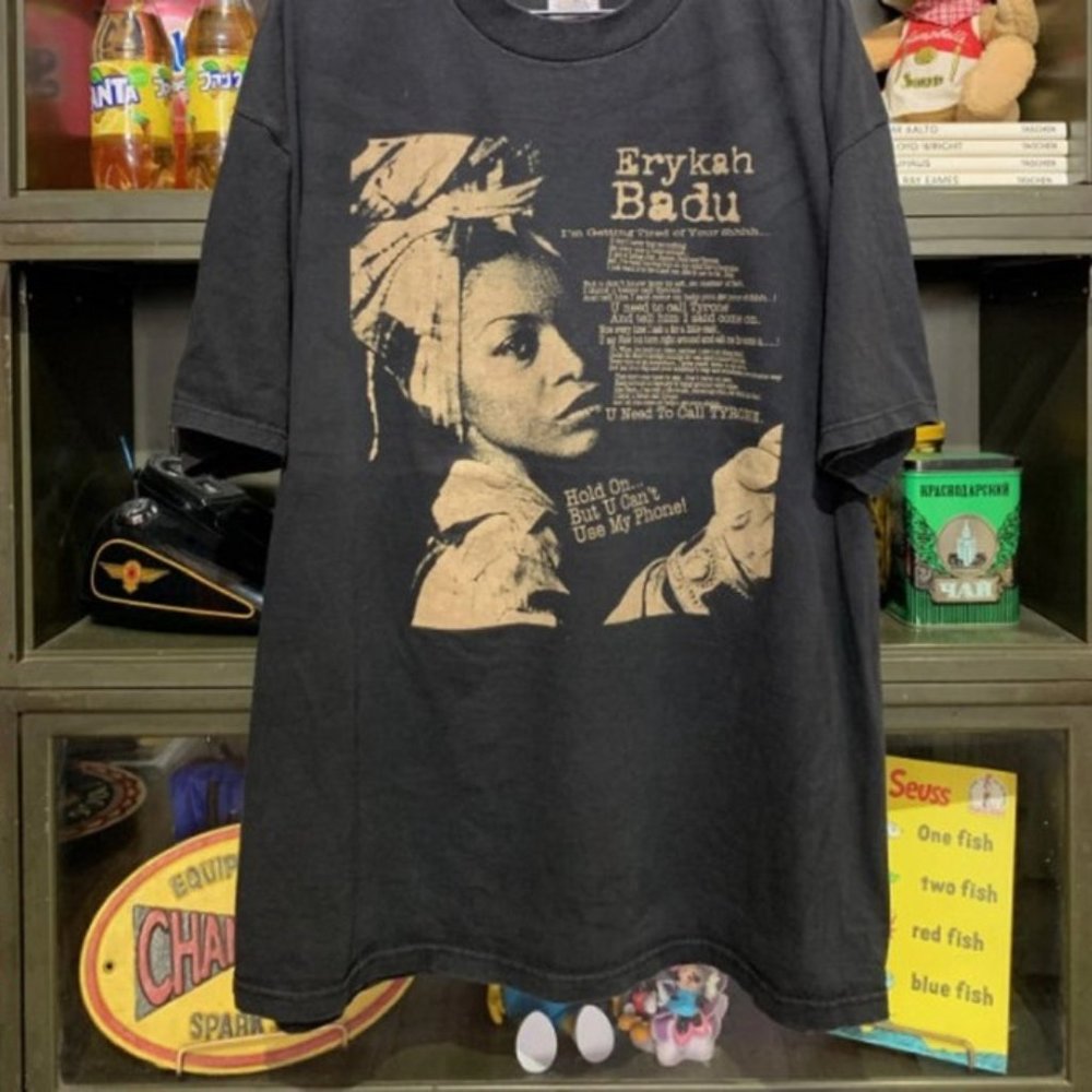 Erykah Badu Tshirt, Erykah Badu Vintage, Music T-shirt t Shirt - Picture 1 of 1